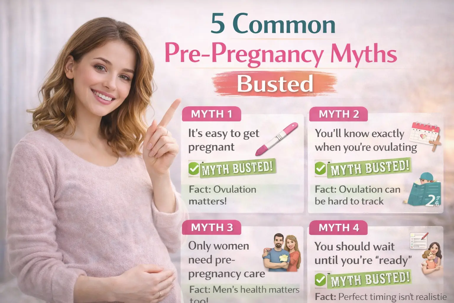 5 Common Pre-Pregnancy Myths Busted