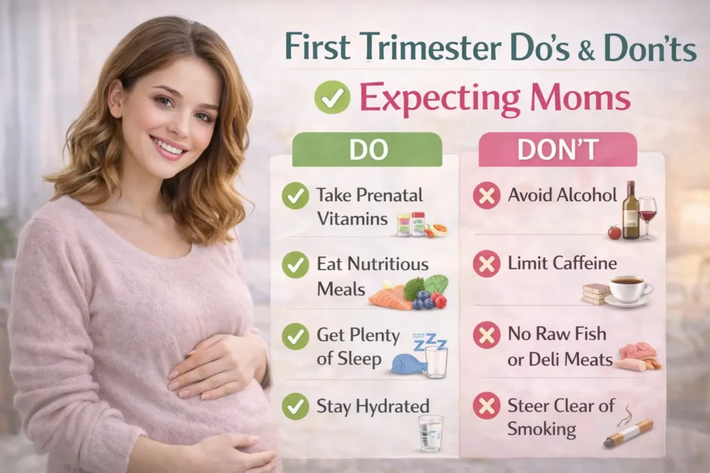 First Trimester Do’s & Don’ts for Expecting Moms