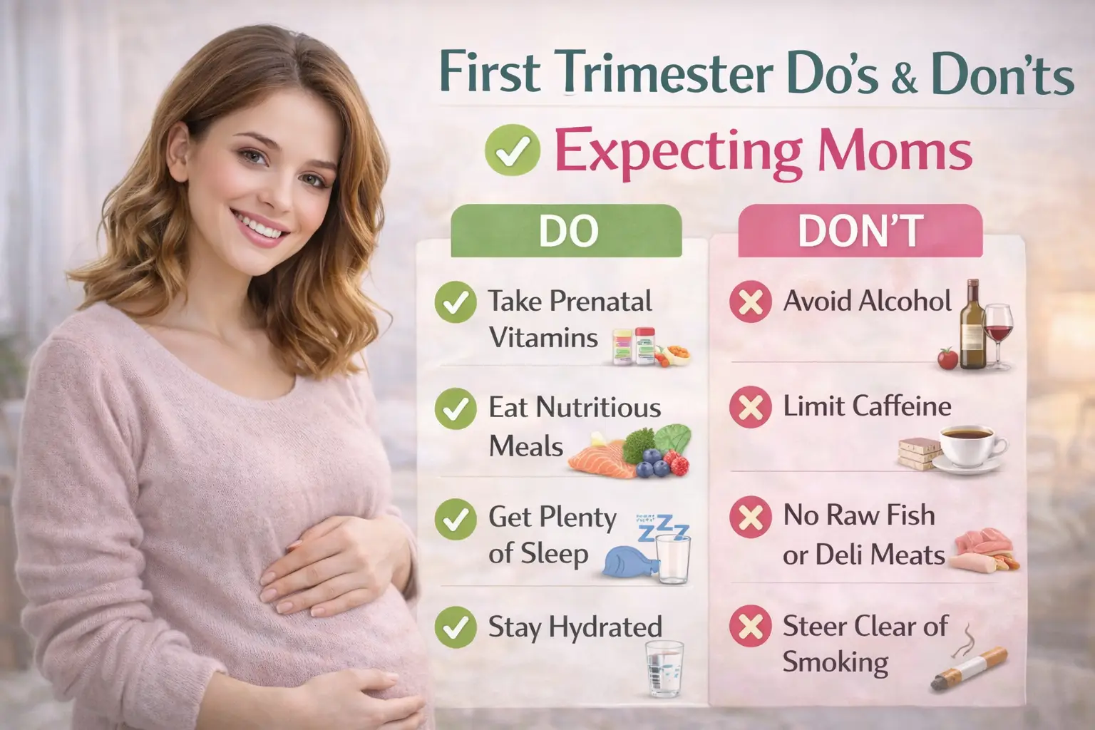 First Trimester Do’s & Don’ts for Expecting Moms