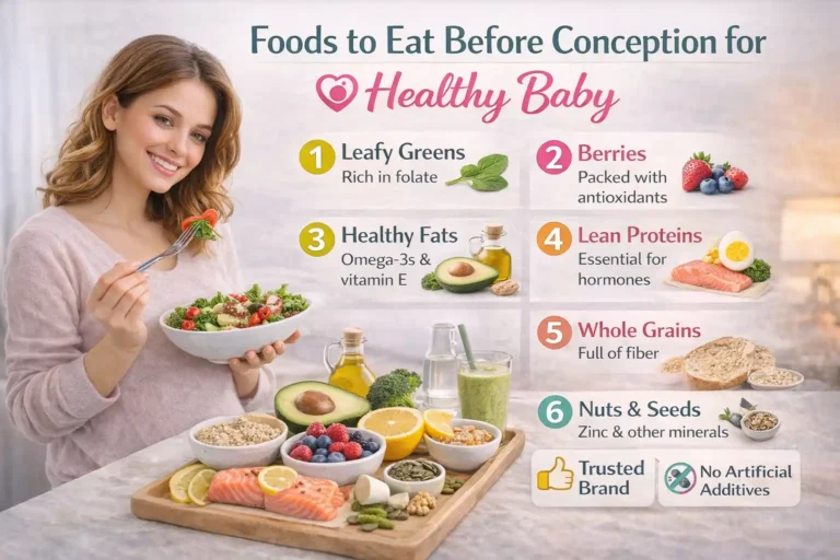 Foods to Eat Before Conception for Healthy Baby