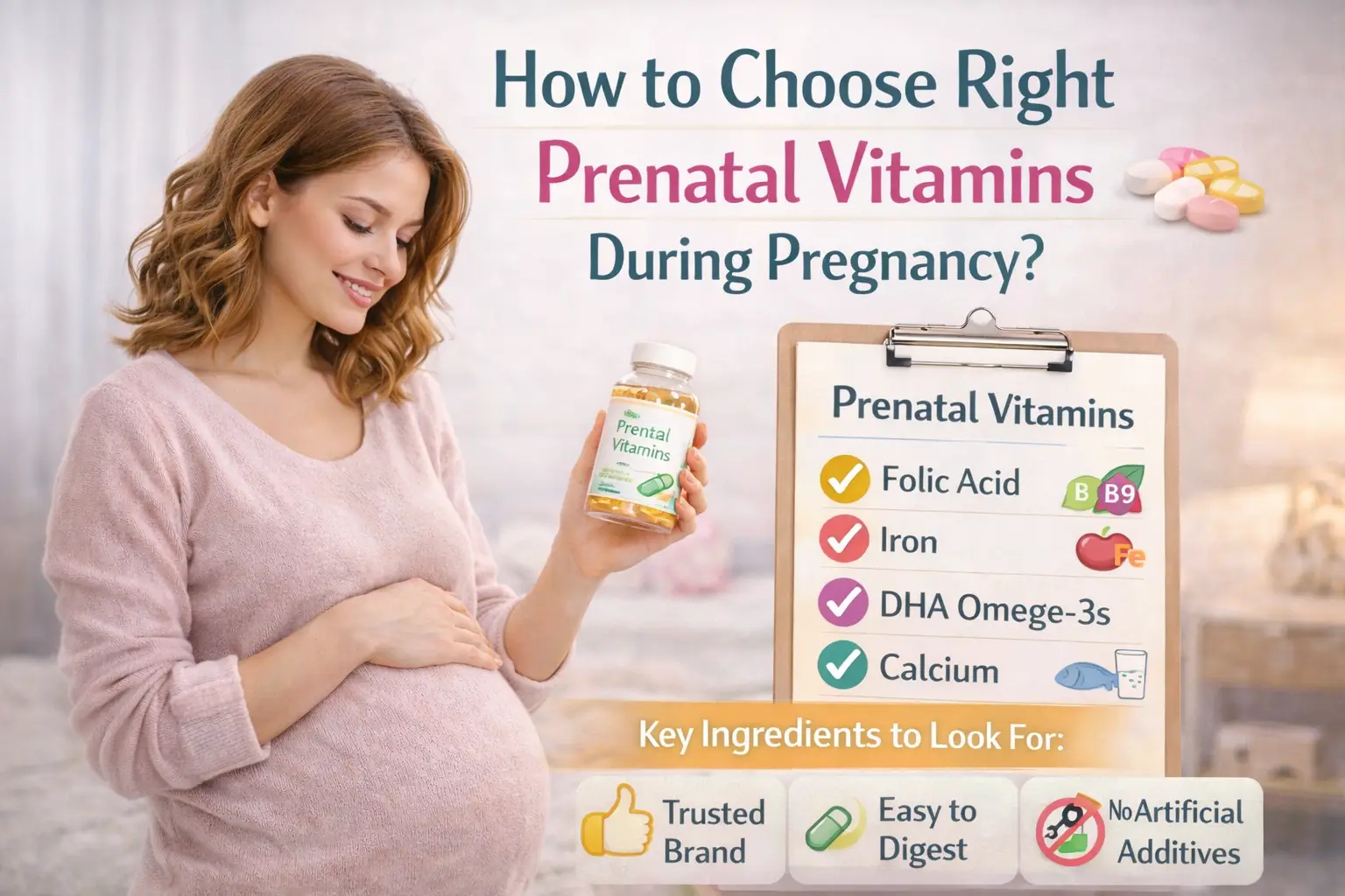 How to Choose Right Prenatal Vitamins During Pregnancy