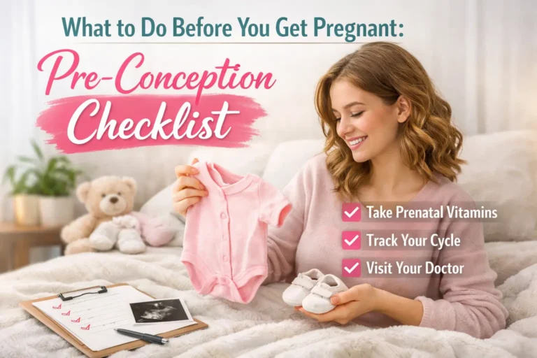 What to Do Before You Get Pregnant Pre-Conception Checklist